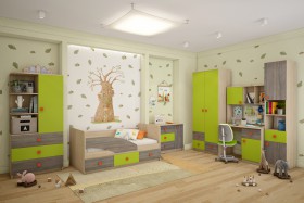 Детская комната Пуговка в Нижнем Новгороде - nizhnij-novgorod.katalogmebeli.com | фото