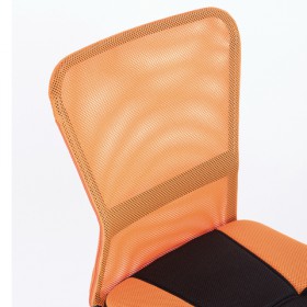Кресло компактное BRABIX Smart MG-313 (черный, оранжевый) в Нижнем Новгороде - nizhnij-novgorod.katalogmebeli.com | фото 4