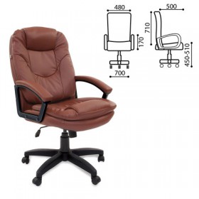 Кресло офисное BRABIX Trend EX-568 (коричневый) в Нижнем Новгороде - nizhnij-novgorod.katalogmebeli.com | фото