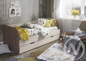 Кровать детская Балли 2-х уровневая (шимо темный/шимо светлый) в Нижнем Новгороде - nizhnij-novgorod.katalogmebeli.com | фото